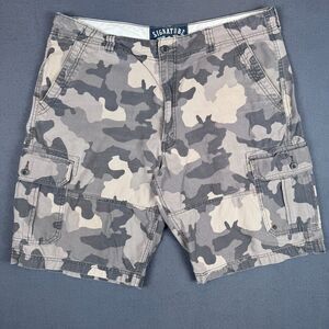 Levis Cargo Shorts Mens 40 (40X10) Brown Camouflage Pockets Outdoor Casual Men